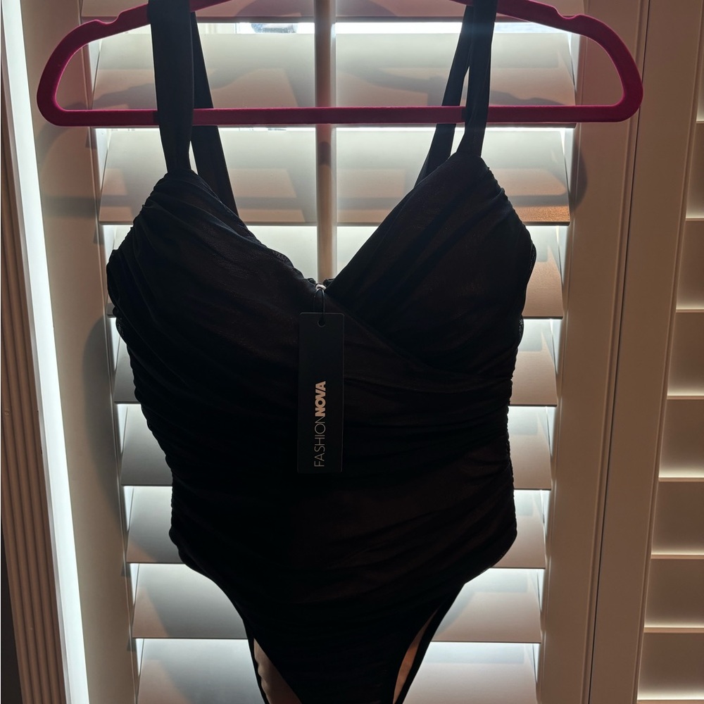 Fashion Nova Jacqueline Ruched Bodysuit